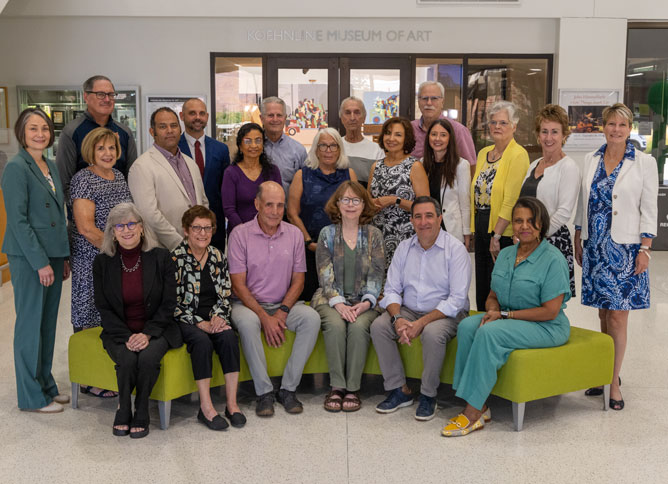 Foundation Board group photo in Koehnline Museum.